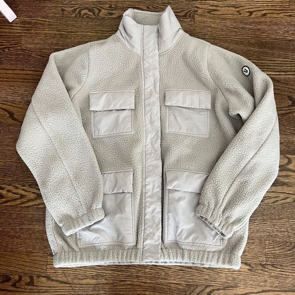 Vuori Utility Sherpa Jacket Dark Salt Size Small